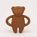 Gryzak z naturalnego kauczuku - miś caramel / Moonie