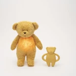Gryzak z naturalnego kauczuku - miś caramel / Moonie