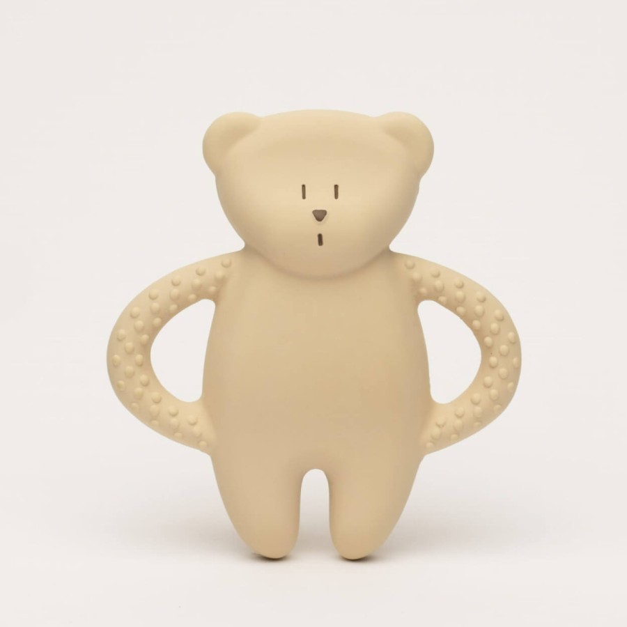 Gryzak z naturalnego kauczuku - miś sand / Moonie