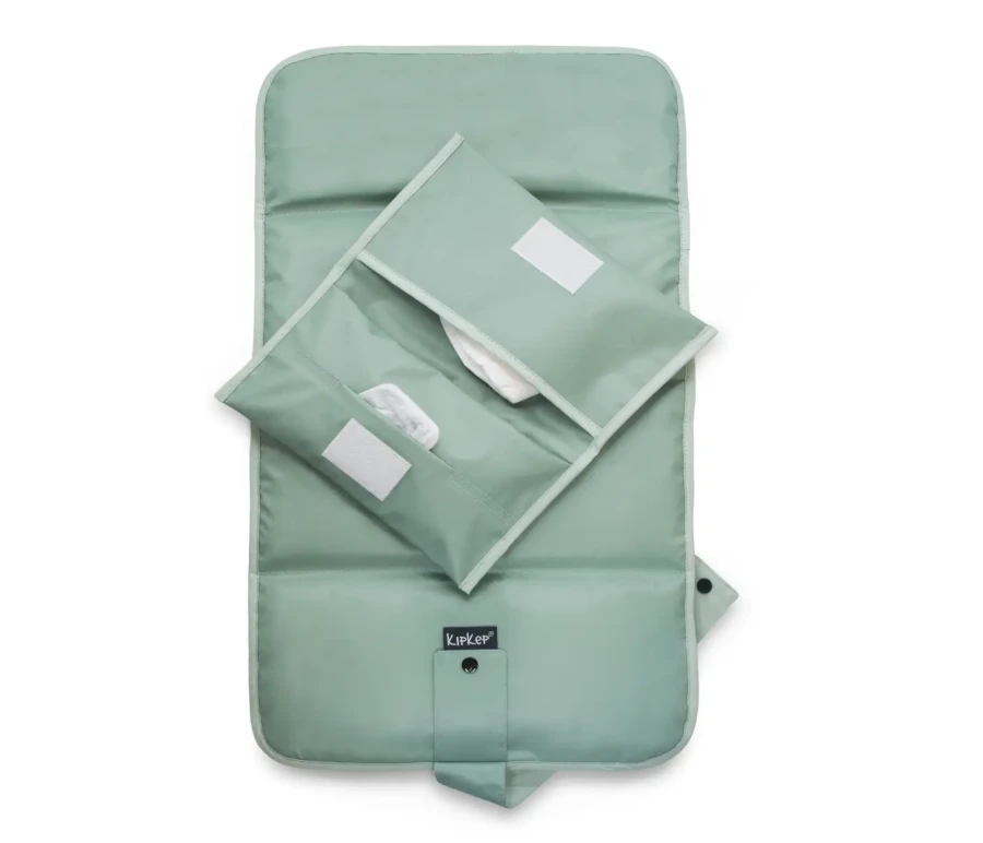 Przewijak podróżny Napper combi-set, pale green / KipKep