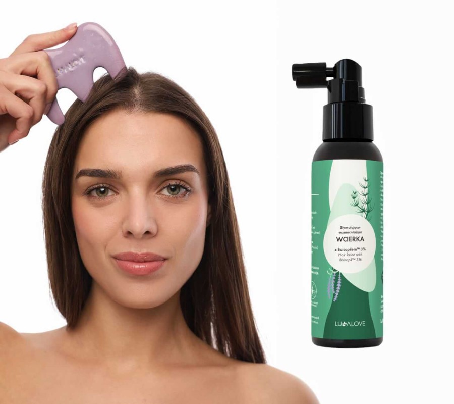 Stymulująco-wzmacniająca wcierka z Baicapilem 3%, 100 ml / Lullalove