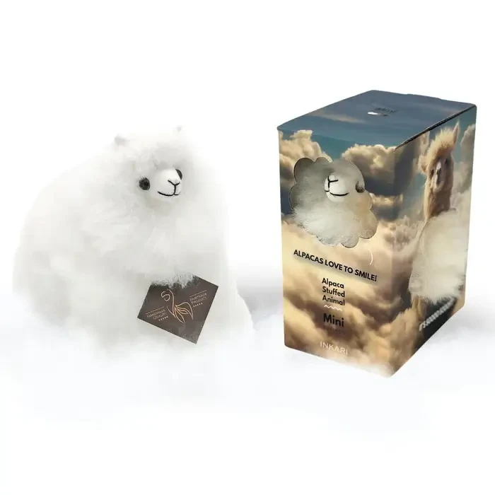 Maskotka Alpaka - Ivory White / Inkari