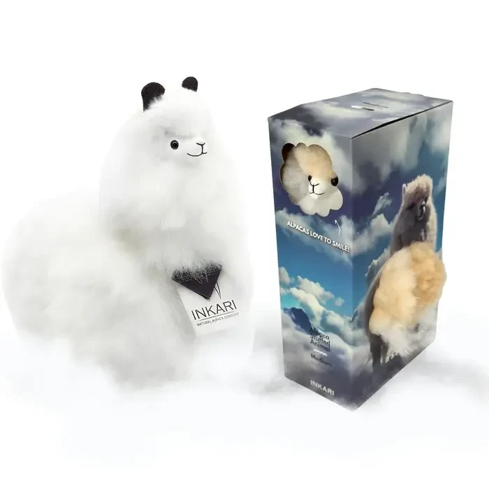 Maskotka Alpaka - Ivory White / Inkari