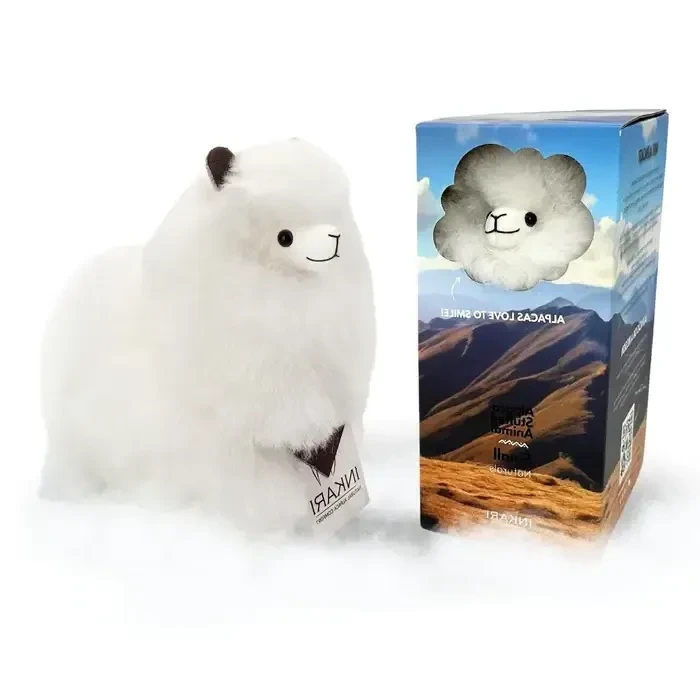 Maskotka Alpaka - Ivory White / Inkari