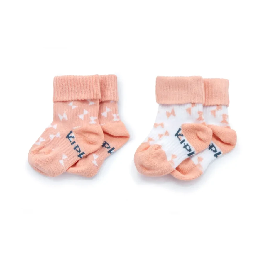 Skarpetki niemowlęce Stay-on-Socks, Party Pink / KipKep
