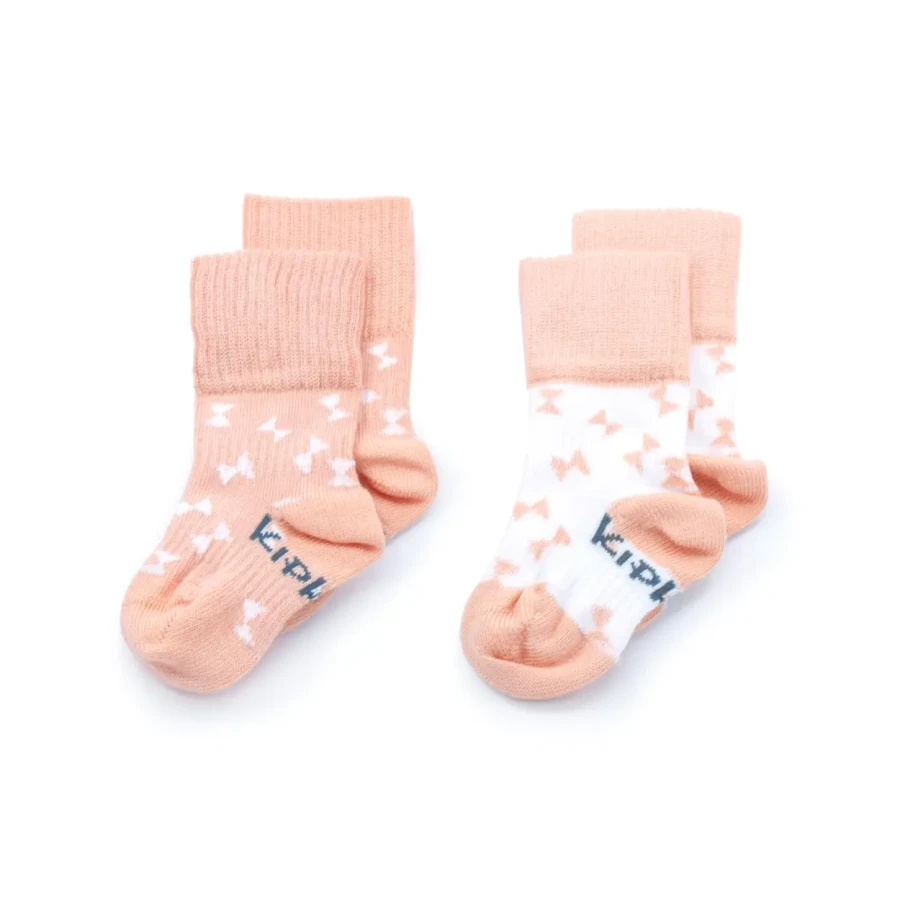 Skarpetki niemowlęce Stay-on-Socks, Party Pink / KipKep