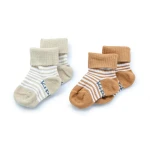 Skarpetki niemowlęce Stay-on-Socks, Camel & Sand / KipKep