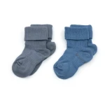 Skarpetki niemowlęce Stay-on-Socks, Denim Blue / KipKep