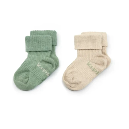 Skarpetki niemowlęce Stay-on-Socks, Calming Green / KipKep
