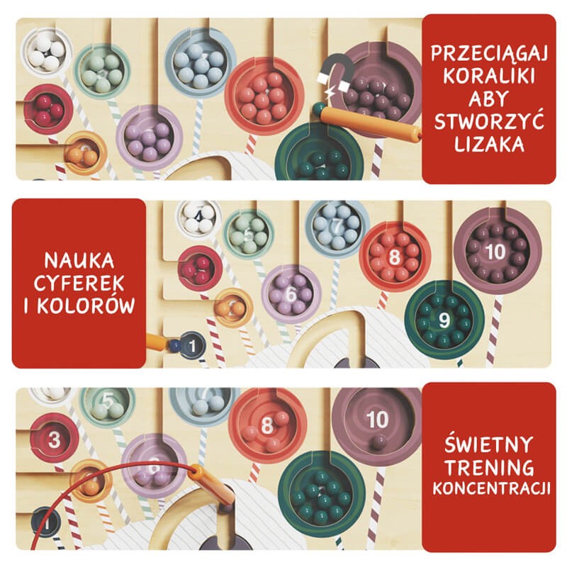 Labirynt magnetyczny Fantastyczny jednorożec, 3+ / TOPBRIGHT