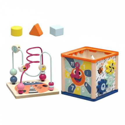 Kostka edukacyjna dla niemowląt, 1+ / TOPBRIGHT