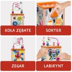 Kostka edukacyjna dla niemowląt, 1+ / TOPBRIGHT