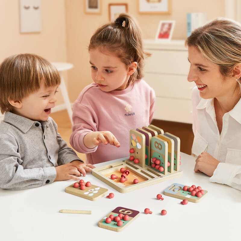 Zabawka edukacyjna do nauki liczenia - Liczę owoce, 3+ / TOPBRIGHT
