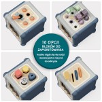 Kostka edukacyjna 10w1 Mistrz motoryki małej, 1+ / TOPBRIGHT