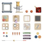 Kostka edukacyjna 10w1 Mistrz motoryki małej, 1+ / TOPBRIGHT