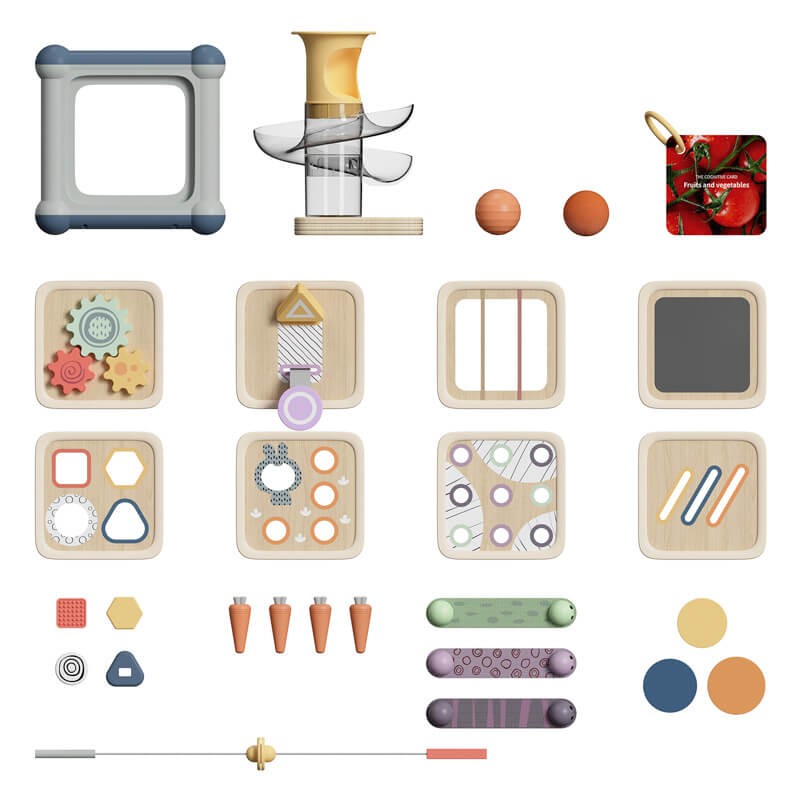 Kostka edukacyjna 10w1 Mistrz motoryki małej, 1+ / TOPBRIGHT