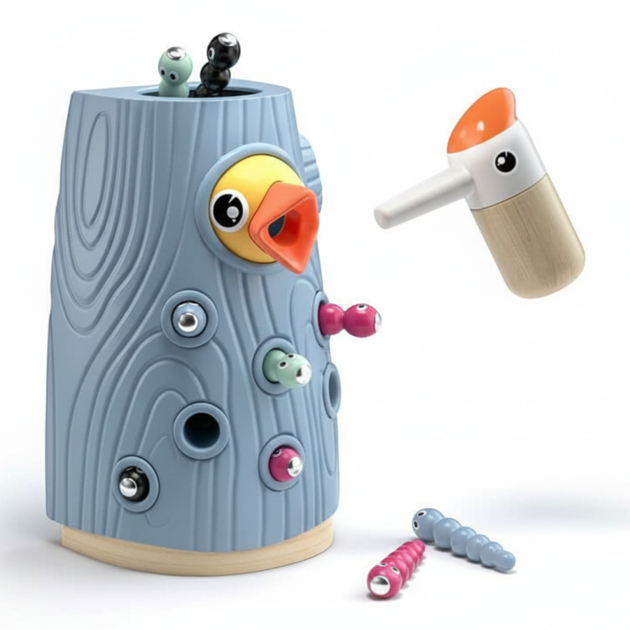 Gra zręcznościowa - Nakarm Ptaszka Złap Robaczka, 2+ / TOPBRIGHT