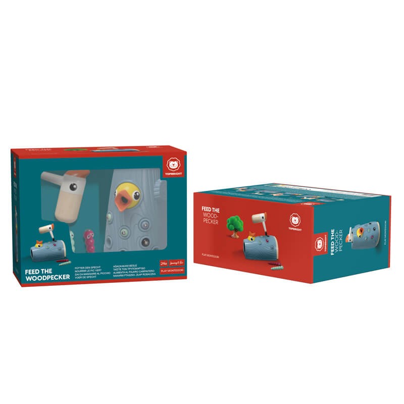 Gra zręcznościowa - Nakarm Ptaszka Złap Robaczka, 2+ / TOPBRIGHT