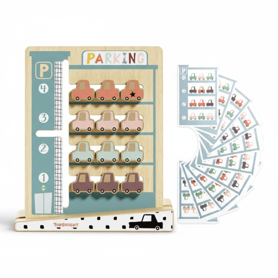Układanka logiczna dla dzieci Parking, 3+ / TOPBRIGHT