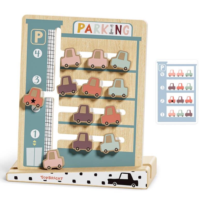 Układanka logiczna dla dzieci Parking, 3+ / TOPBRIGHT