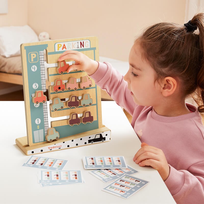 Układanka logiczna dla dzieci Parking, 3+ / TOPBRIGHT