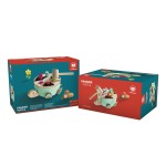 Gra motoryczna Żółw, drewniana wbijanka, 18m+ / TOPBRIGHT