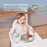 Talerzyk z przyssawką 2w1, szałwiowy / b.box