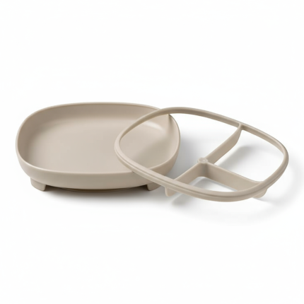 Talerzyk z przyssawką 2w1, latte / b.box