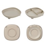 Talerzyk z przyssawką 2 w 1, latte / b.box