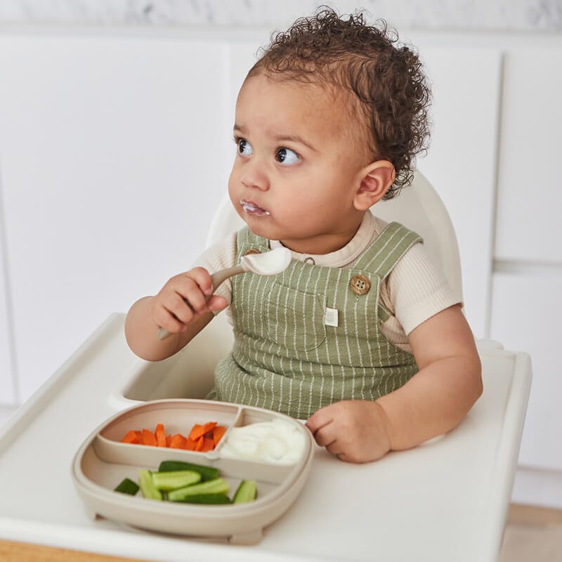 Talerzyk z przyssawką 2 w 1, latte / b.box