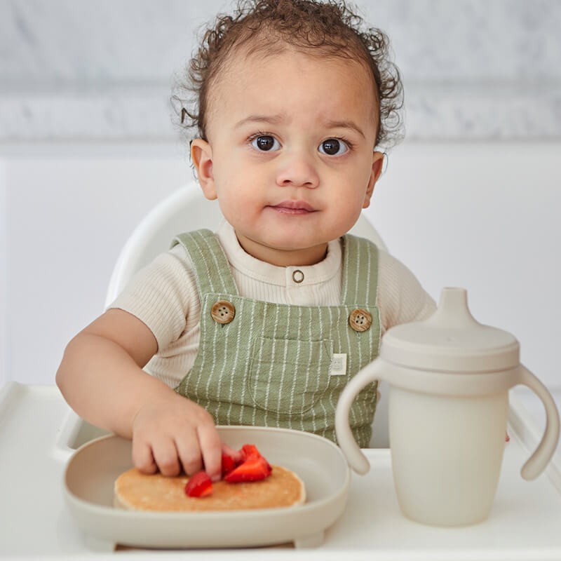 Talerzyk z przyssawką 2 w 1, latte / b.box