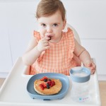 Talerzyk z przyssawką 2 w 1, błękitny / b.box