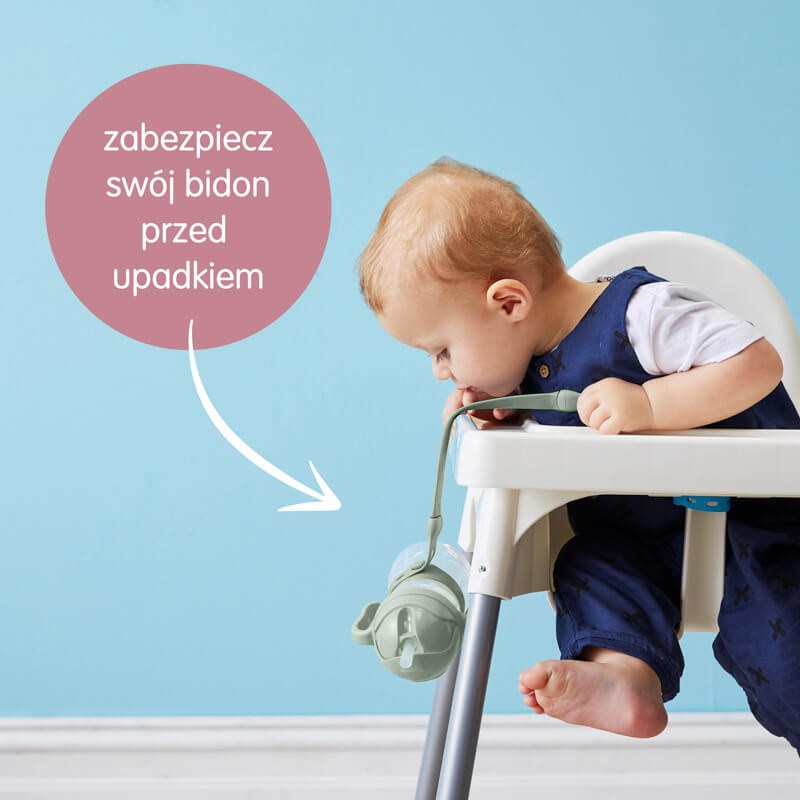 Smycz do bidonu, szałwiowa / b.box