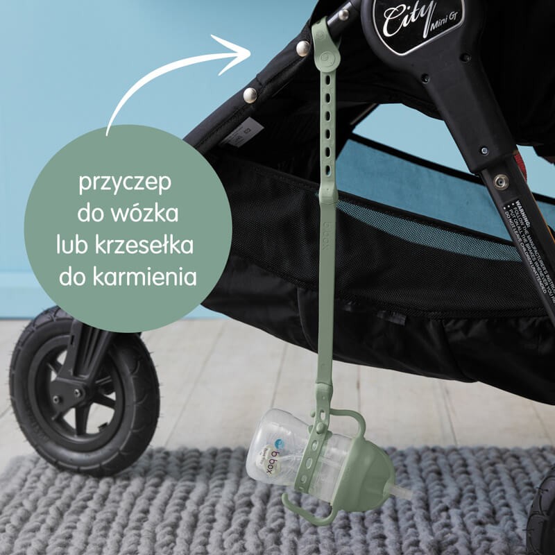 Smycz do bidonu, szałwiowa / b.box