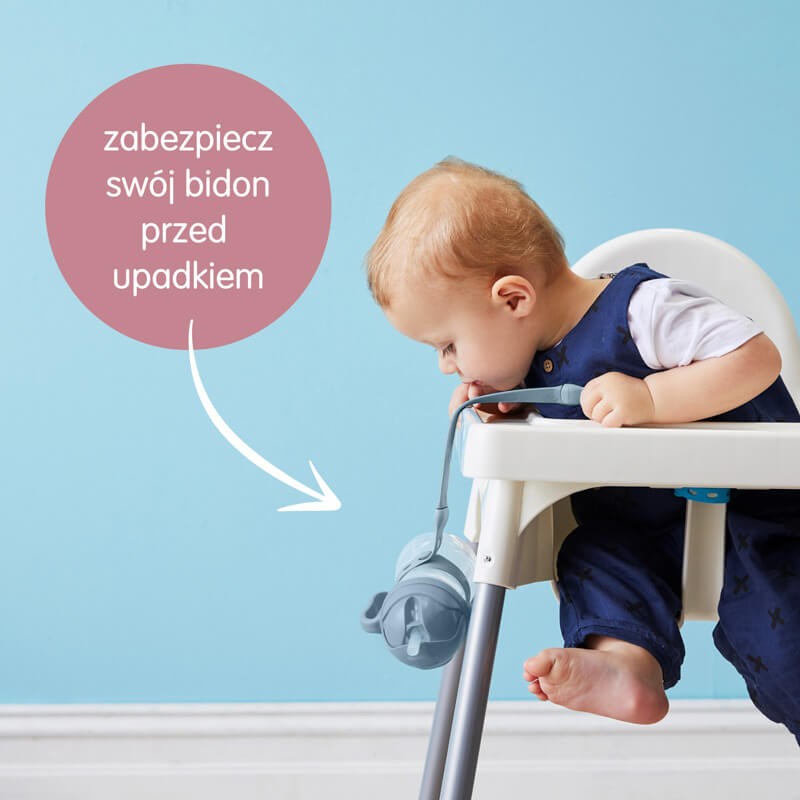 Smycz do bidonu, błękitna / b.box