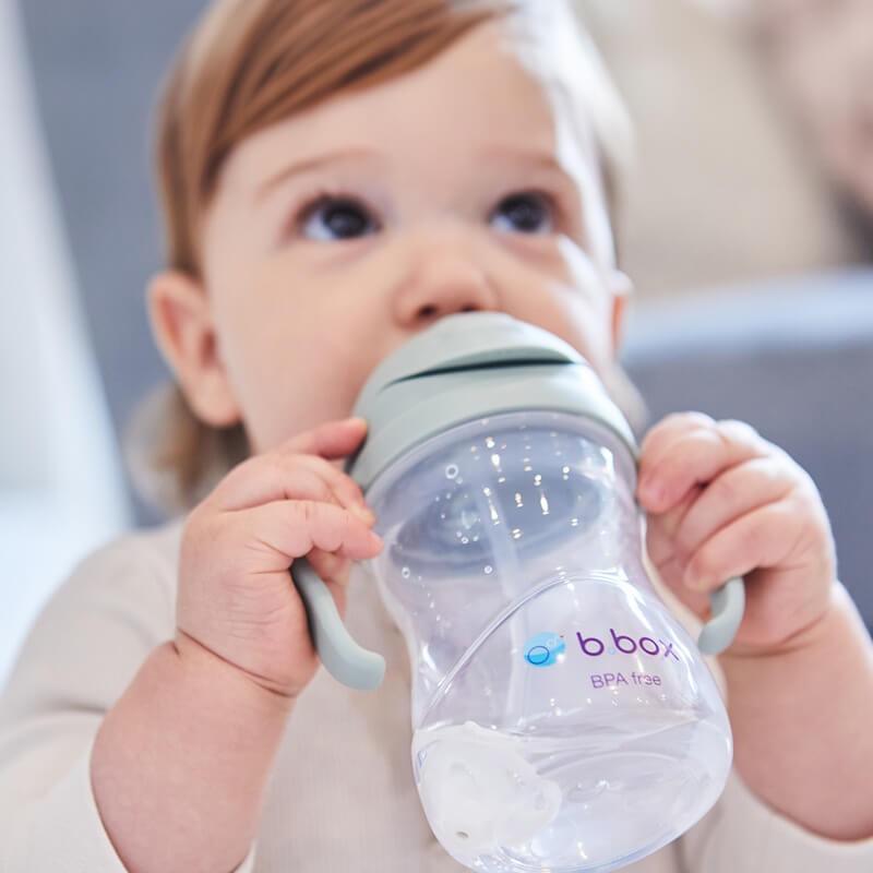 Bidon ze słomką 240 ml, LATTE / b.box