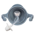 Bidon ze słomką 240 ml, BŁĘKITNY / b.box