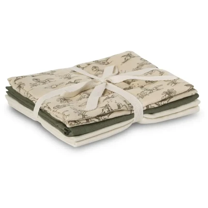 Pieluszki muślinowe Bora  - Dino Esta, 3szt. / That's Mine