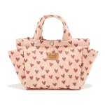 Organizer do wózka ortalion pikowany HEARTBEAT PINK / La Millou