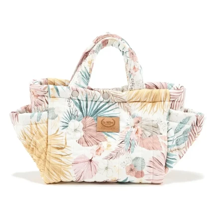 Organizer do wózka pikowany BOHO PALMS LIGHT / La Millou