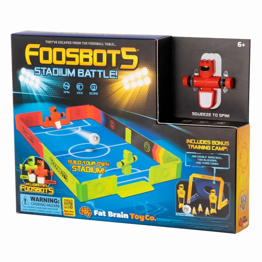 Piłkarzyki Foosbots. Boisko do gry. / Fat Brain Toys