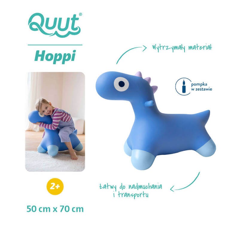 Skoczek Hoppi Dino - Cosmic Blue / QUUT