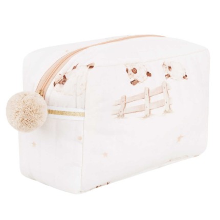 Pikowana kosmetyczka Owieczki / Samiboo