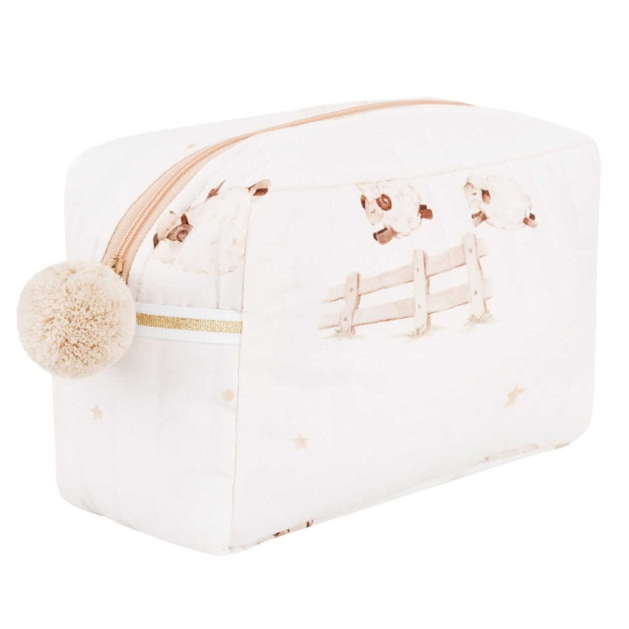 Pikowana kosmetyczka Owieczki / Samiboo