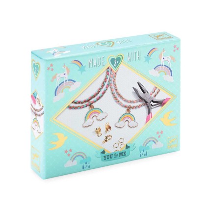 Zestaw do tworzenia bransoletek przyjaźni TĘCZA / Djeco