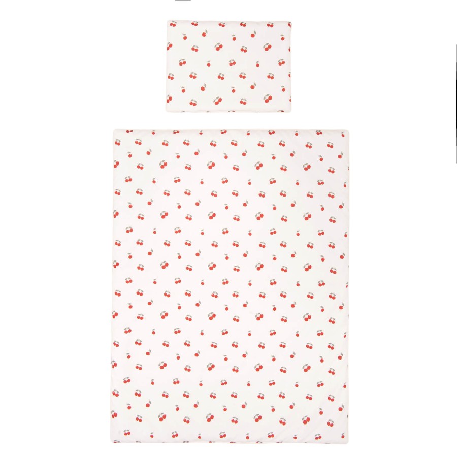 Pościel z wypełnieniem "M" Wisienki / Samiboo