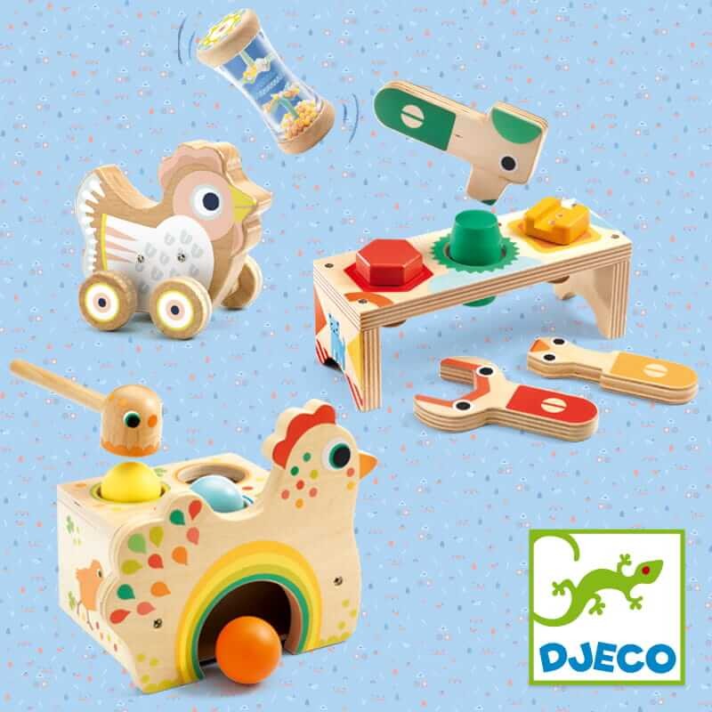 Drewniany stół warsztatowy BRICOLOU / Djeco