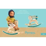 Drewniany konik na biegunach dla lalek POMEA / Djeco