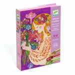 Zestaw artystyczny z brokatem ZAPACH KWIATÓW 7+ / Djeco