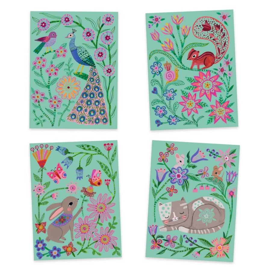 Wydrapywanka SPOTKANIA ZWIERZĄTEK/ Djeco